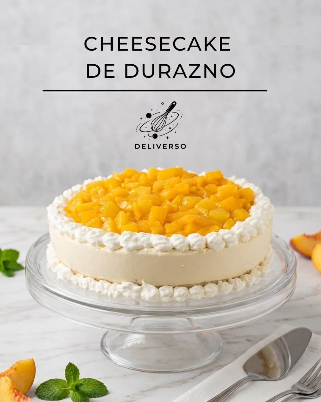 Cheesecake de Durazno